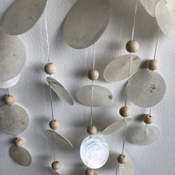 Moon Shell Wind Chimes Wall Hanging Decor - Picture 3 of 5